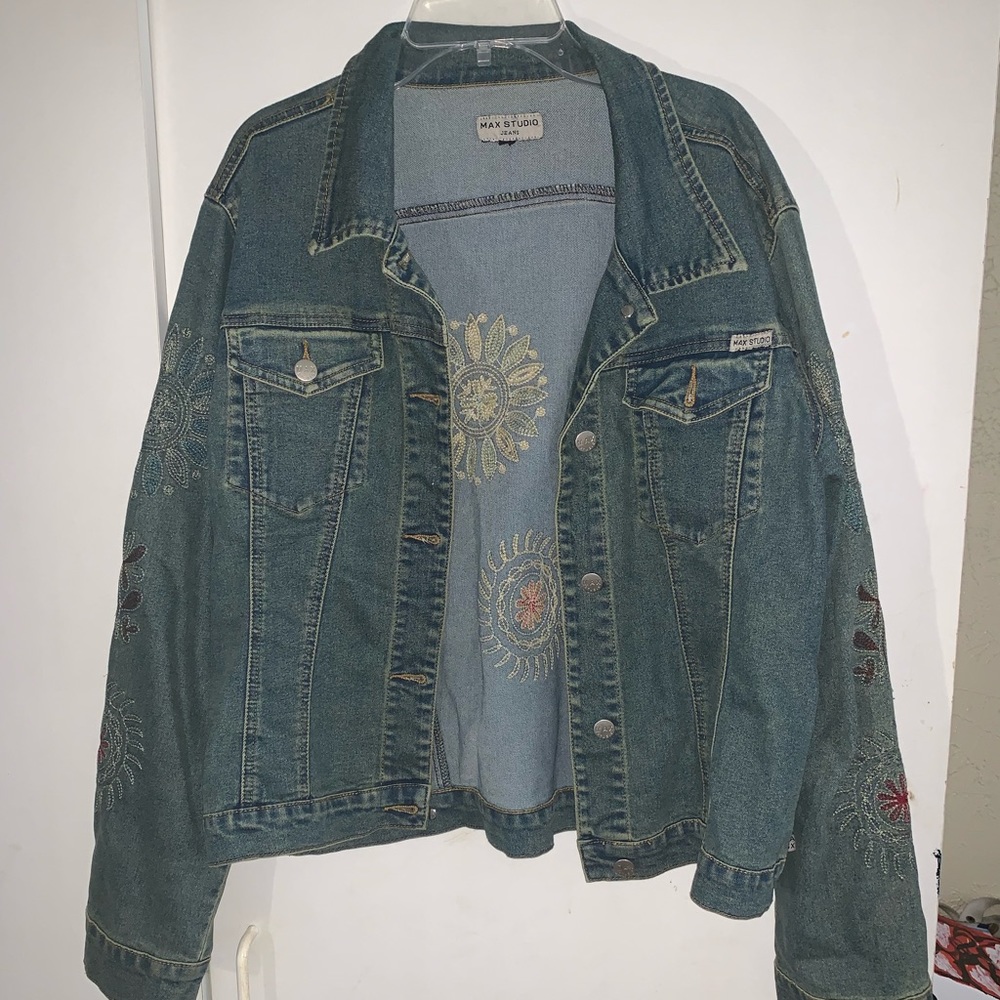 max studios denim jacket